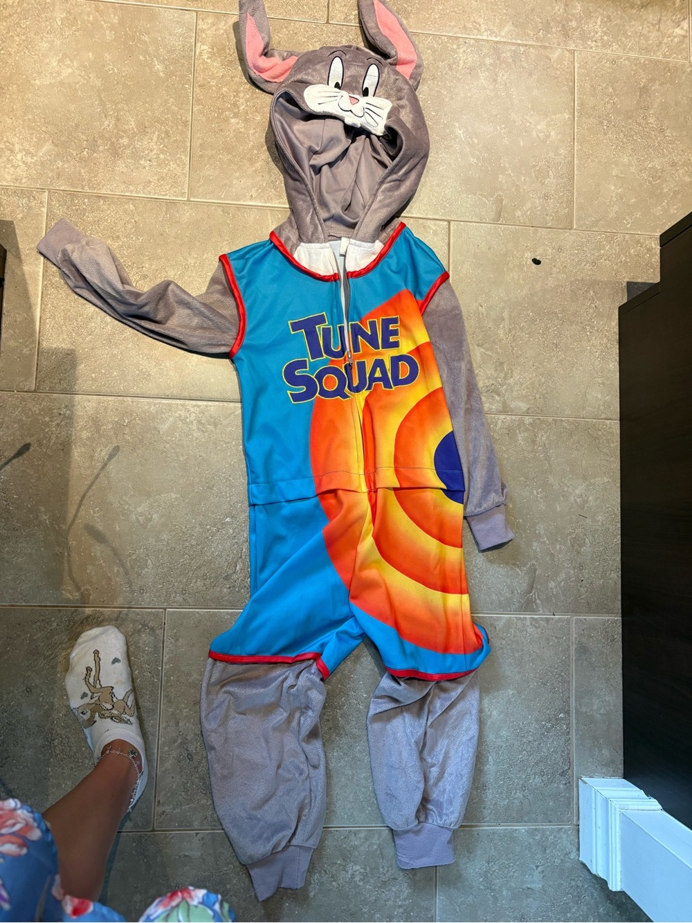 Spirit Tune Squad Blue & Gray Bugs Bunny Kids Costume
